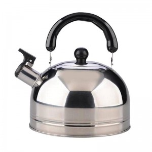 2.5L Whistling Water Kettle Cooker Addensare Acciaio inossidabile Fischio Tè Caffè Bollitore Bottiglia d'acqua per il campeggio di viaggio