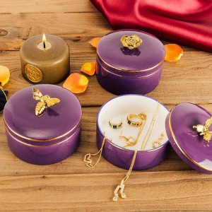 Bee Jewelry Box Collana Ring Jar Jar Bracciale europeo Scatola di immagazzinaggio Regali per fidanzate