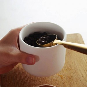 Vasetti sigillati in ceramica e coperchio di bambù Cucina di casa Conservazione Contenitore sfuso per condimento Alimento Spezie Tè Caffè Bottiglie di zucchero impostate