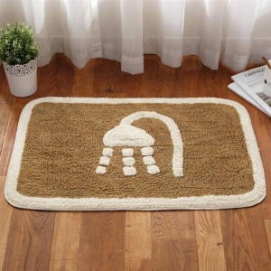 Inverno spesso bagno caldo soggiorno tappetino tappetino porta camera da letto tappeto di cotone bagno assorbente tappetino antiscivolo